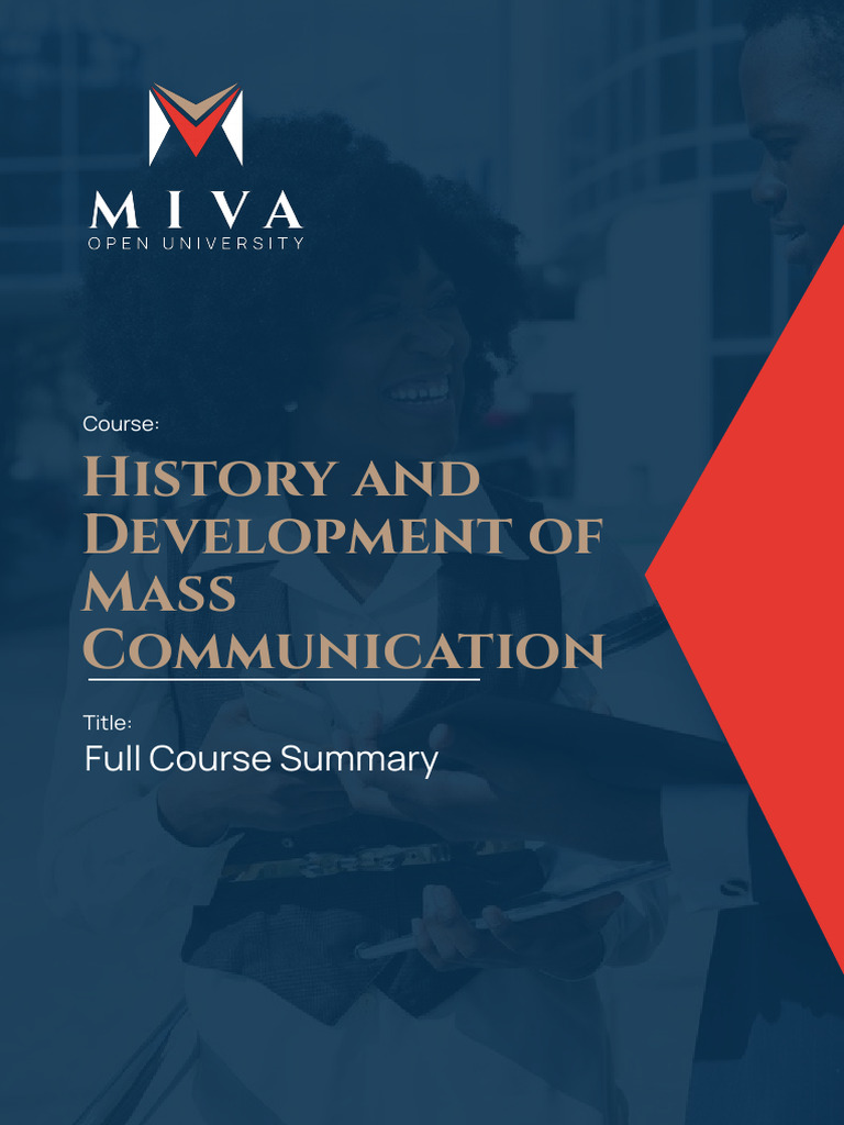 Evolution of Mass Communication History | PDF | Printing | Television