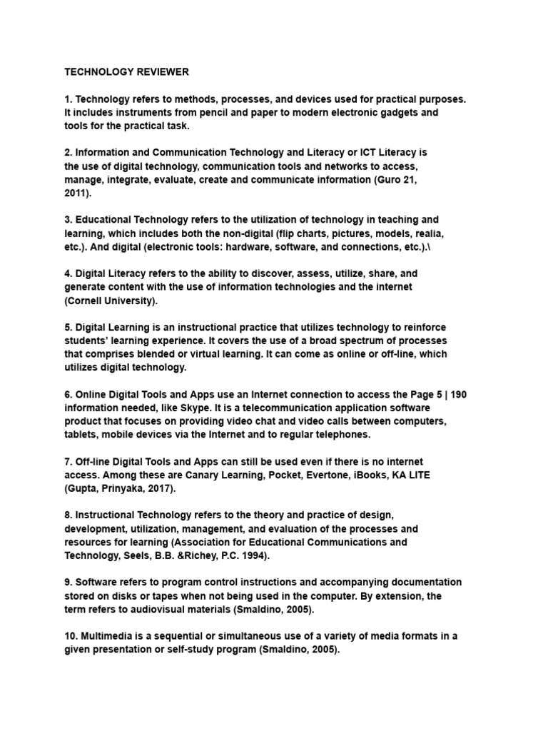 Technology For Teaching & Learning | PDF | Educational Technology ...