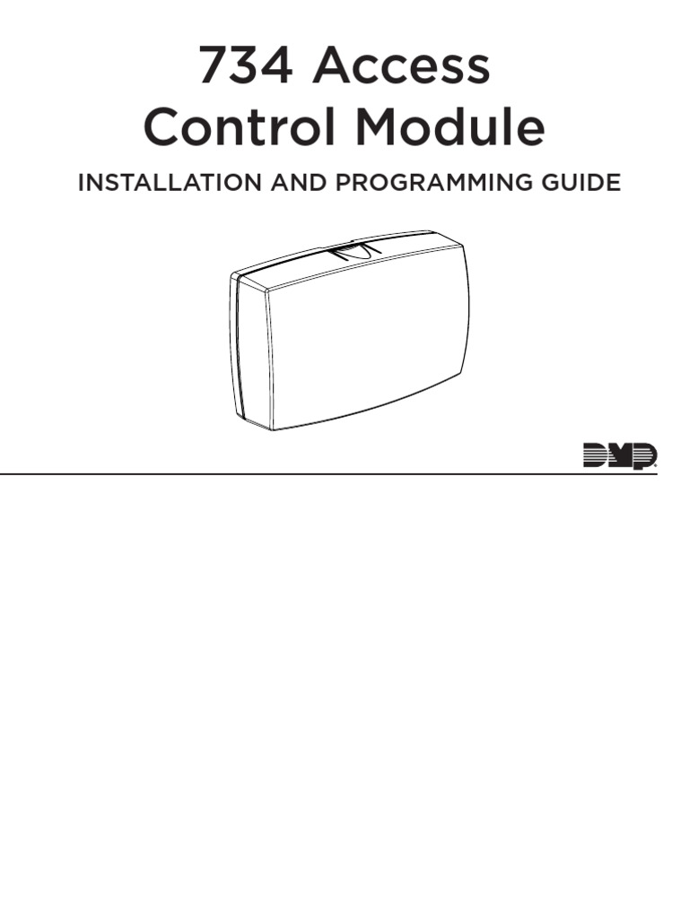 734 Access Control Module Guide | PDF | Relay | Access Control