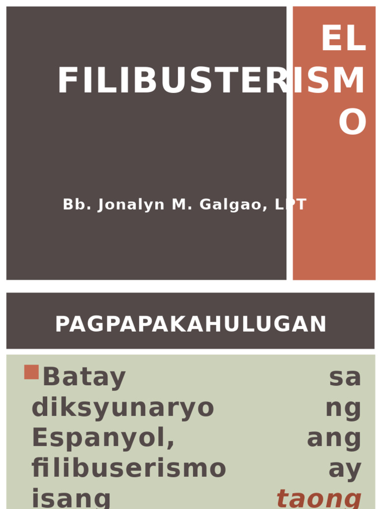 El Filibusterismo | PDF