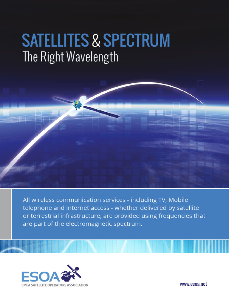 Satellite Communication Spectrum Guide | PDF | Radio Spectrum | Radio