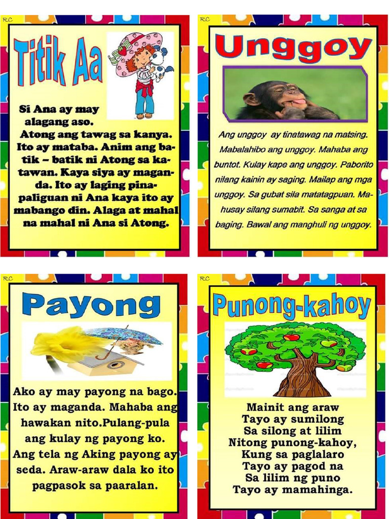 Tagalog Pagbasa | PDF