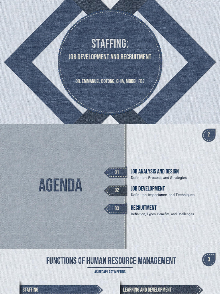 Job Development and Recruitment Overview | PDF | Recruitment | Human ...