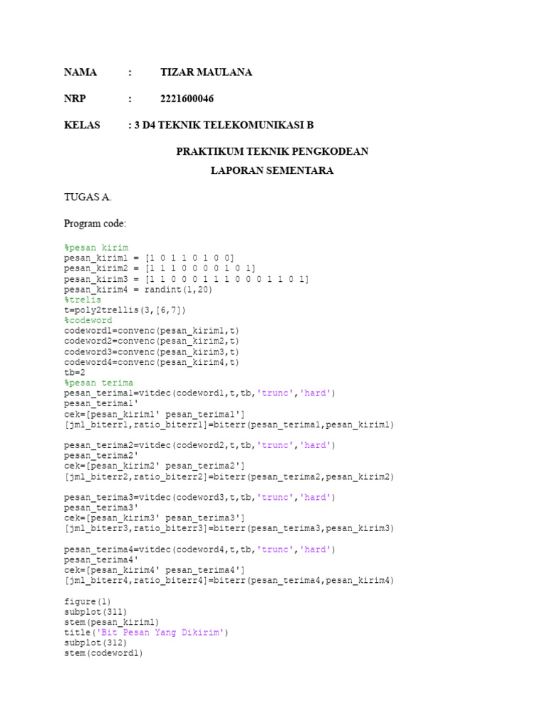 Convolutional Coding and Viterbi Decoding Analysis | PDF