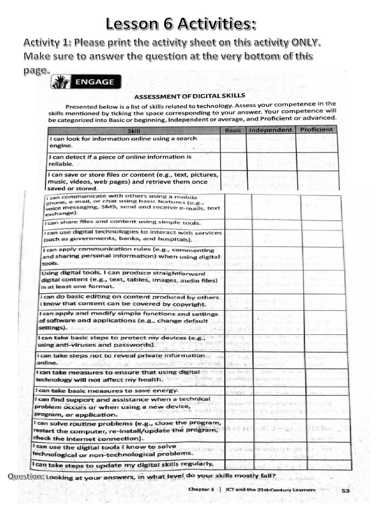 Activites l6 and l7 | PDF