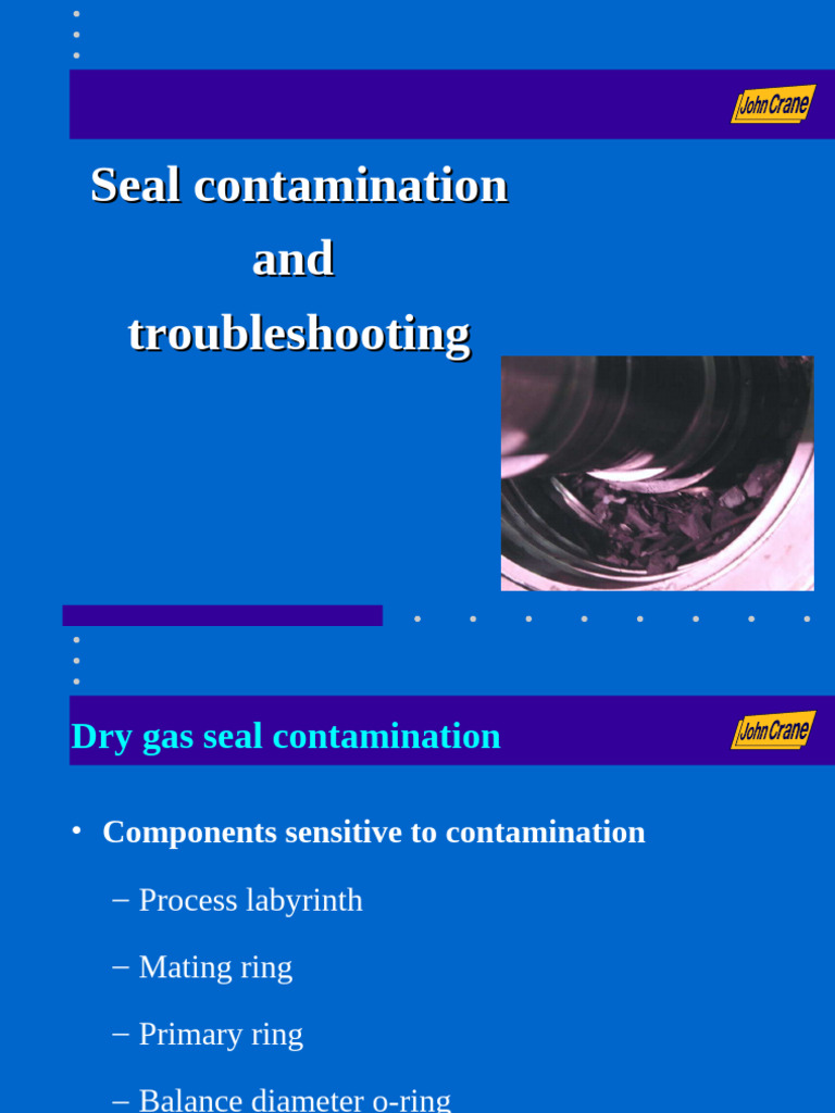 Course - Seal Contamination and Troubleshooting | PDF