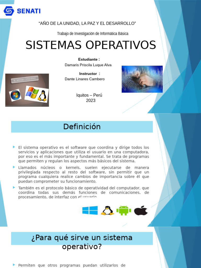 Sistemas Operativos | PDF | Sistema operativo | Usuario (informática)