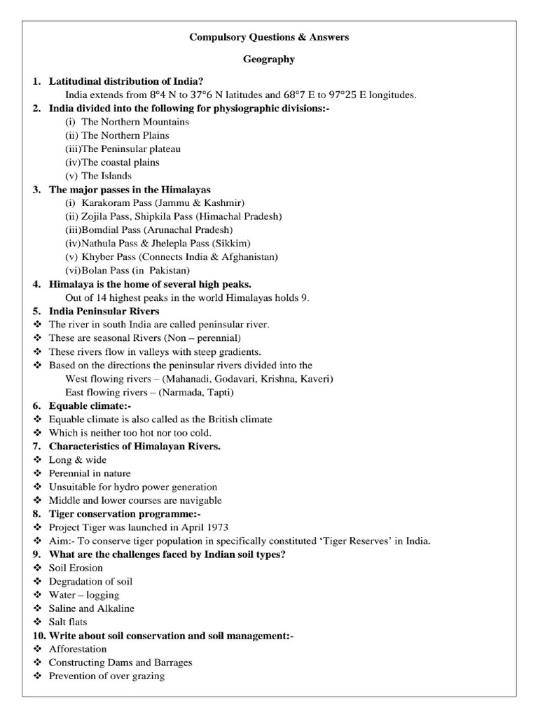 Compulsory Questions 2 1 | PDF