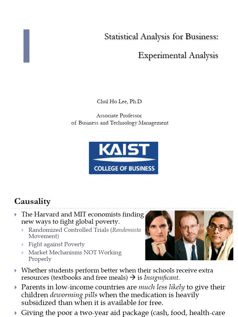 Statistical Analysis in Business Research | PDF | Analysis Of Variance ...