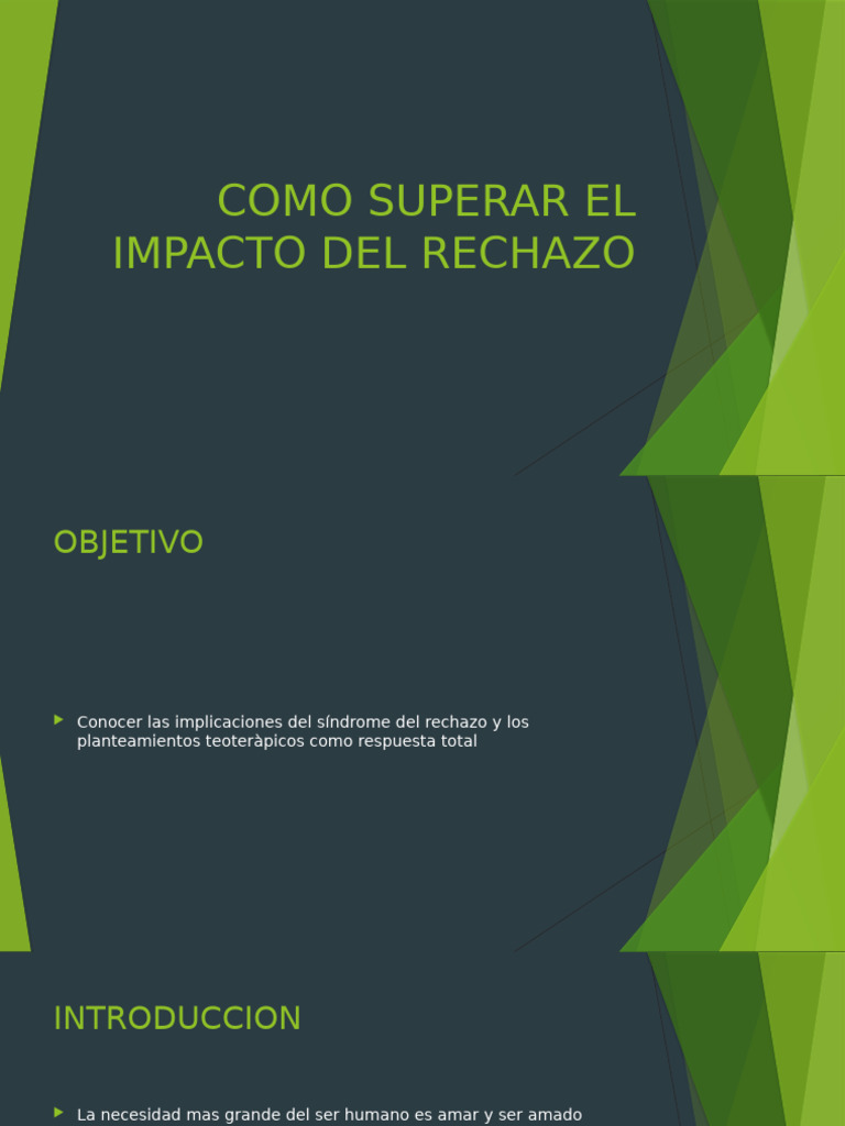 Superar el Impacto del Rechazo Emocional | PDF | Amor | Abuso infantil