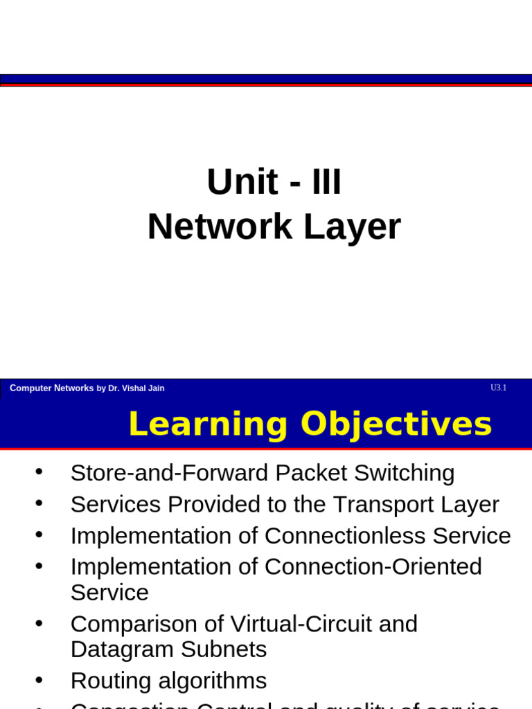 Network Layer Concepts and Routing | PDF | Routing | Network Congestion