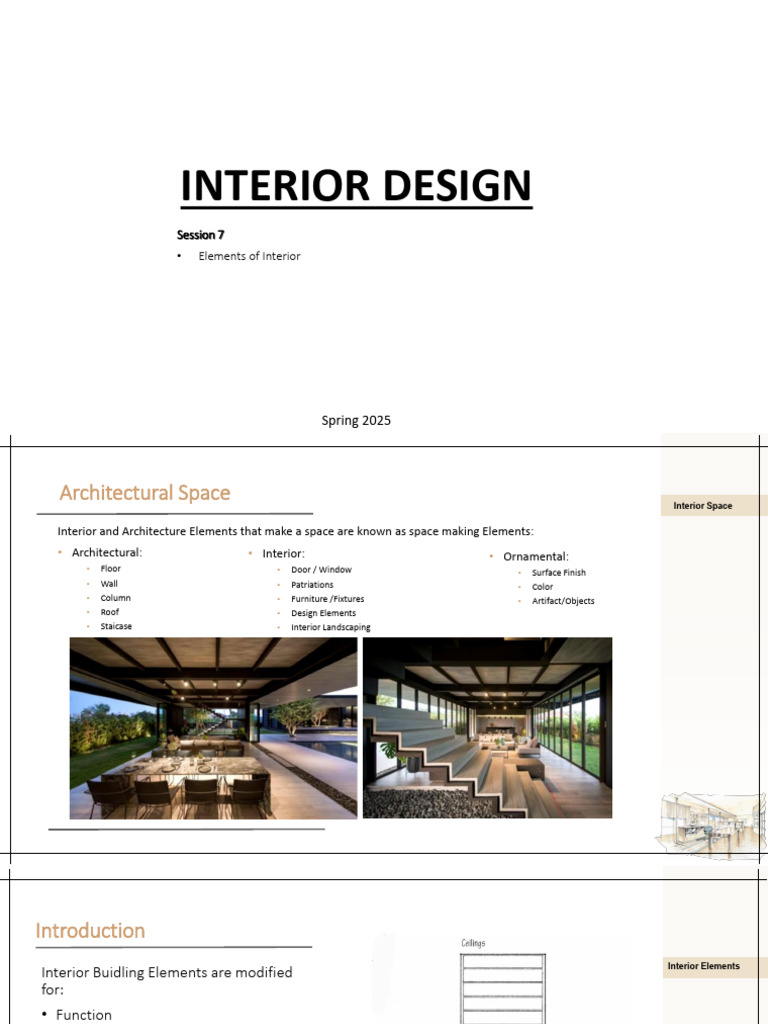 07 Interior Elements | PDF | Wall | Texture Mapping