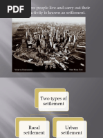 Settlement Types and Hierarchy Explained | PDF | City | Village