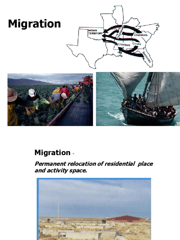 Migration Selectivity Factors Explained | PDF | Human Migration ...