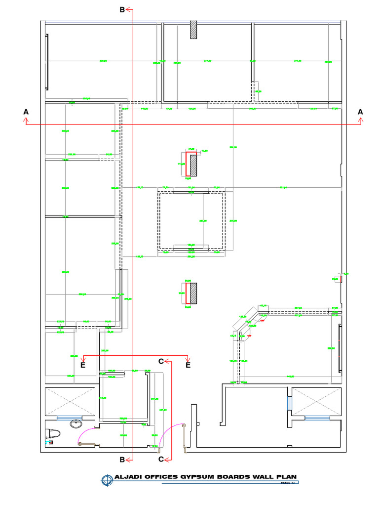 7 Gypsum Boards Wall Plan 10-9-2024 | PDF