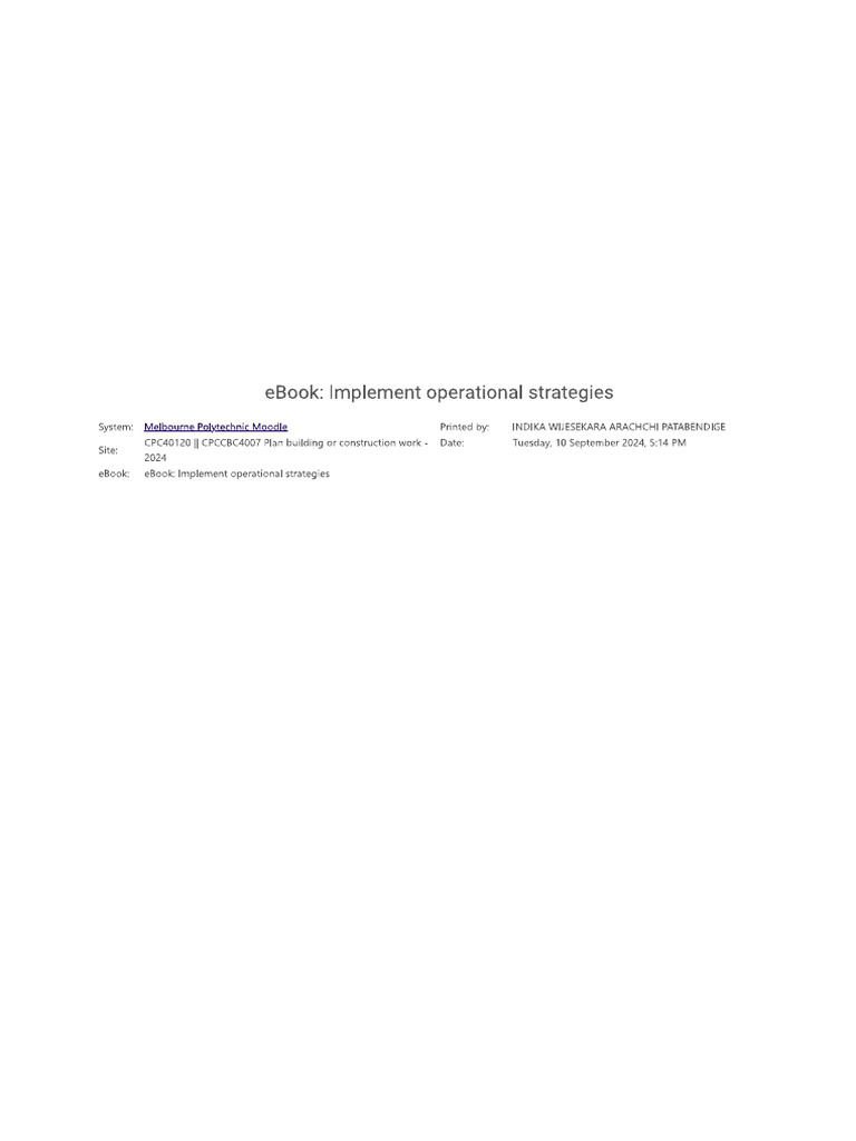 TOPIC 3 Class Notes Plan Building | PDF