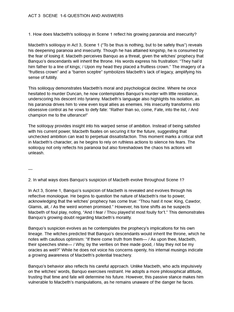 Open Folder English | PDF | Macbeth