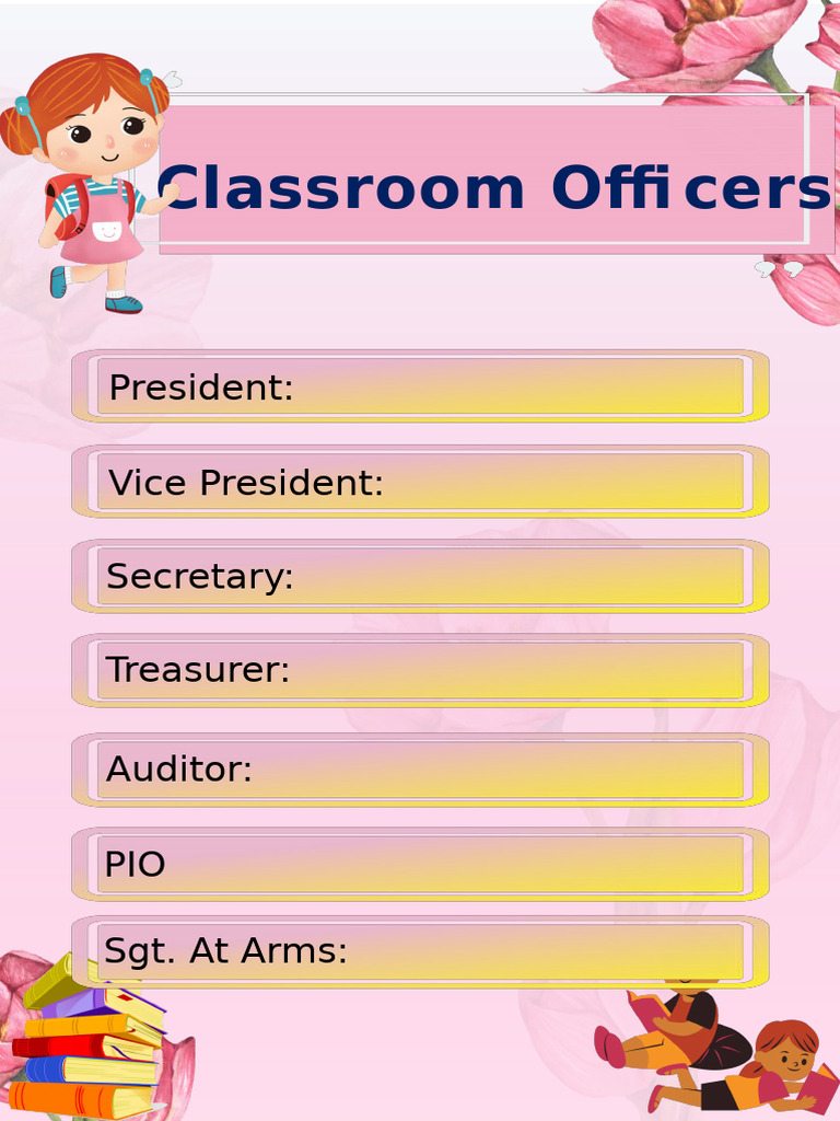 Classroom Officers | PDF