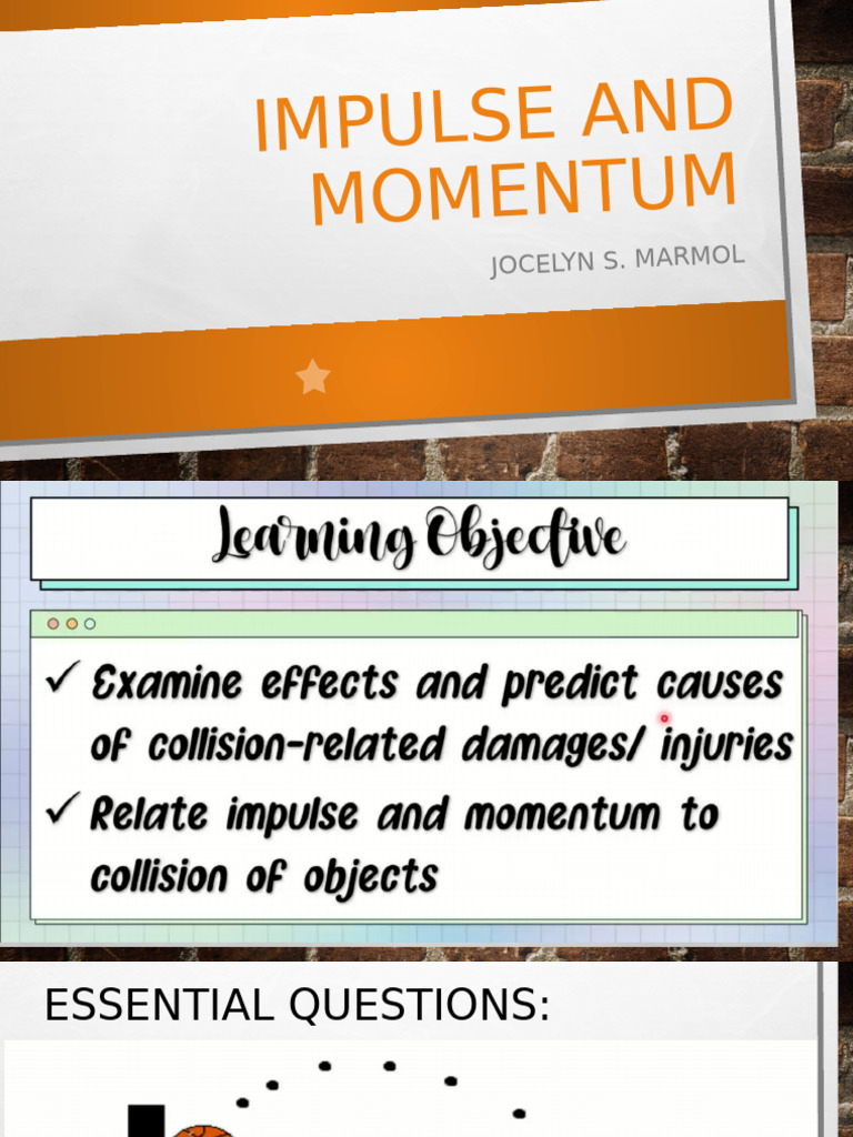 Understanding Impulse and Momentum | PDF | Momentum | Force