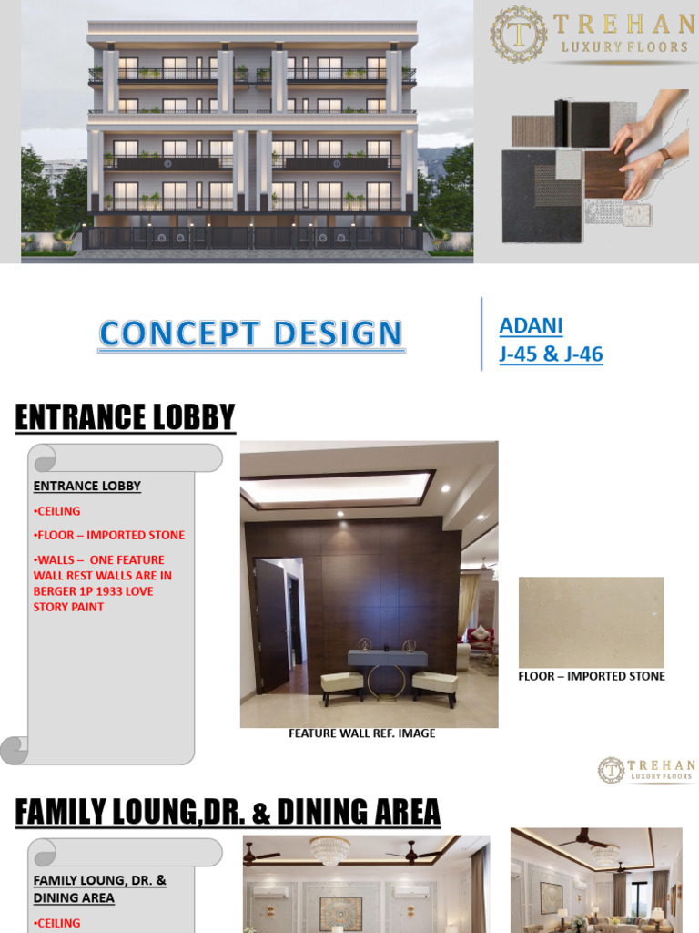 Adani J-45 & J-46 Concept Design Overview | PDF | Bathroom | Hygiene