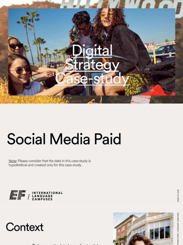 Social Paid EF Case Study BBA | PDF