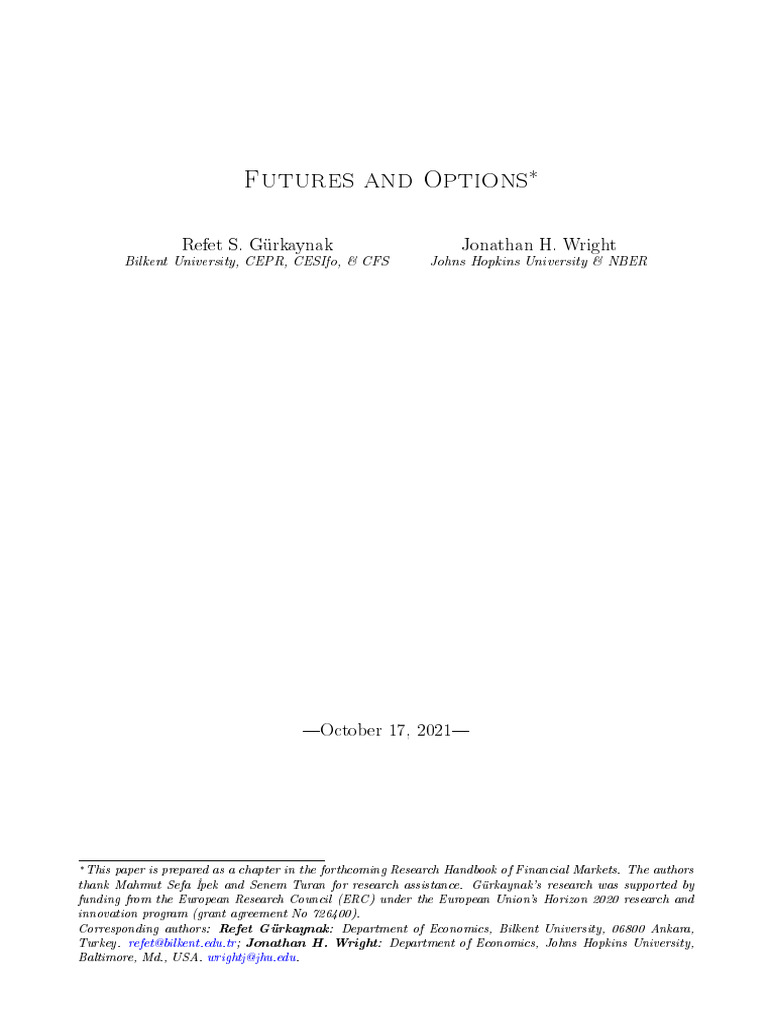 Understanding Futures and Options | PDF | Futures Contract | Option ...
