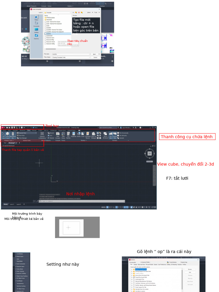 Tạo file mới bằng: ctr + n hoặc open file bên góc trên bên trái | PDF