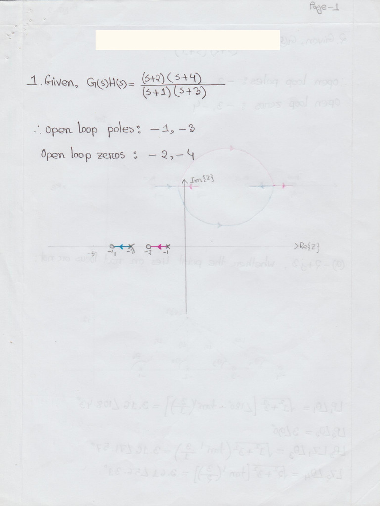 Root Locus Problems Solution - v2 | PDF