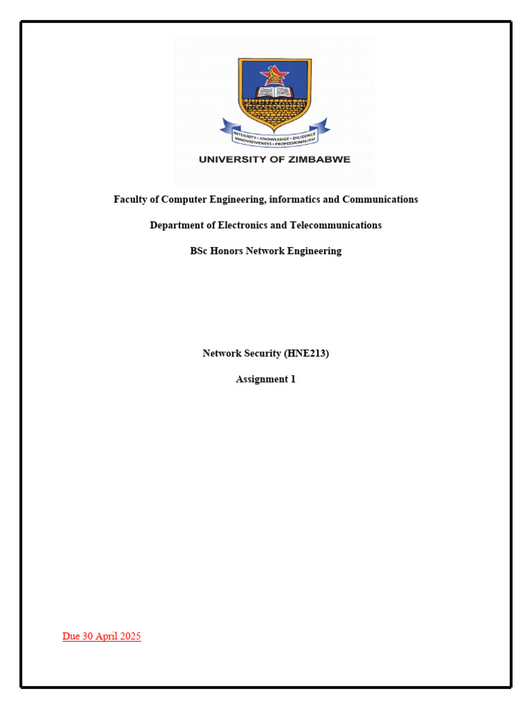 Network Security ASS1 - 115635 | PDF | Public Key Cryptography | Key ...
