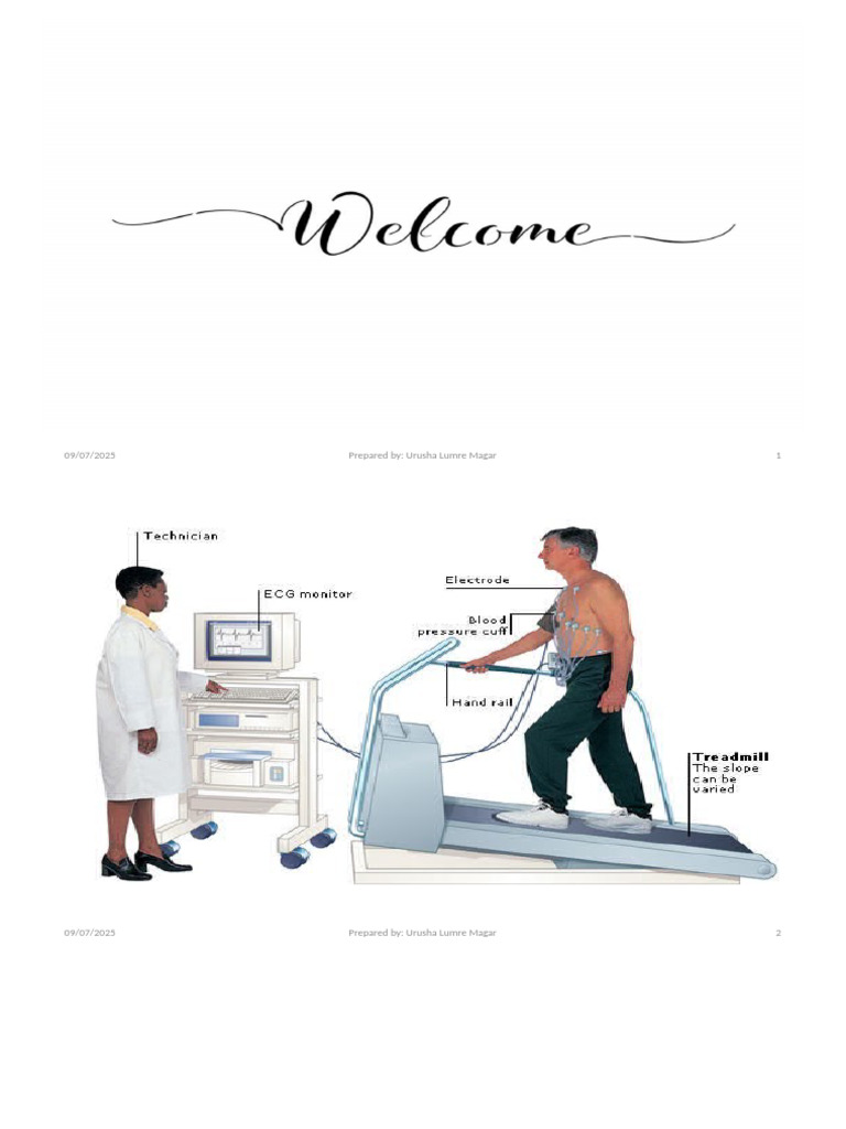 Tread Mill Test Overview for Nursing Students | PDF | Myocardial ...