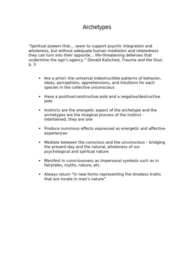 Archetype | PDF