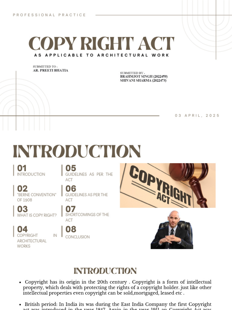 Copyright in Architectural Works Guide | PDF | Copyright | Copyright ...
