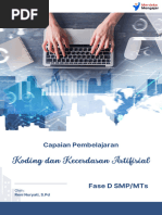 Koding Dan Kecerdasan Artifisial (KA) SMP-MTs Kelas VII | PDF