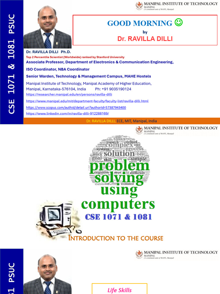 PSUC Course Overview and Details | PDF | Engineering | Algorithms