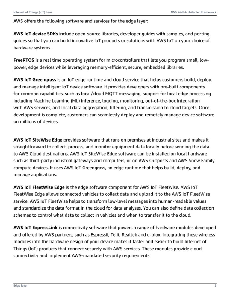 AWS IoT FleetWise Overview and Guide | PDF | Internet Of Things ...