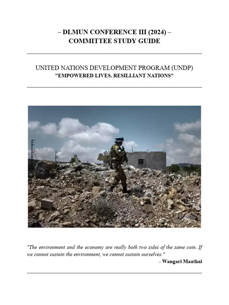 Dlmunc III Undp CBG | PDF | United Nations Development Programme ...