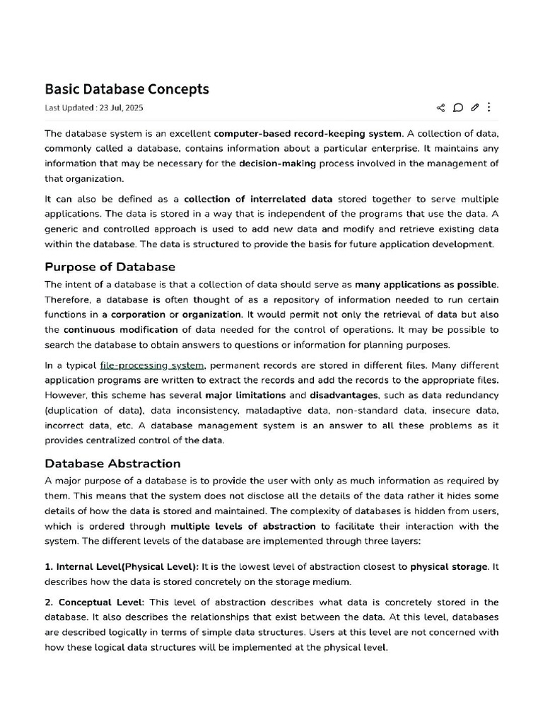 Database Unit 2 BALLB | PDF