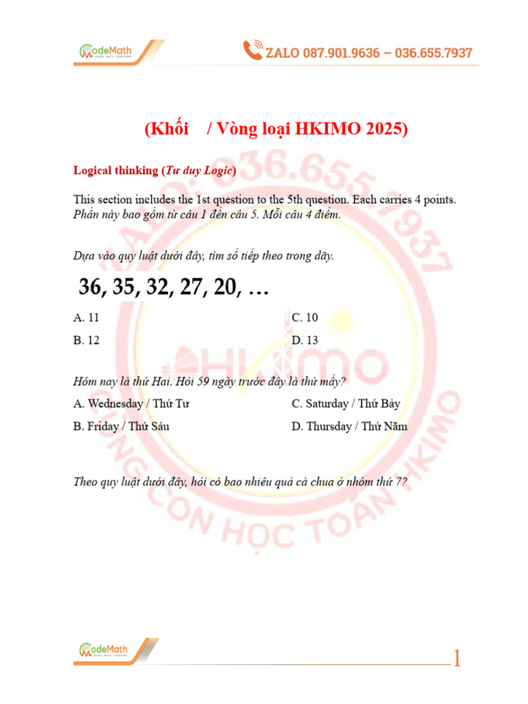 Hkimo k3 VL 2025 | PDF