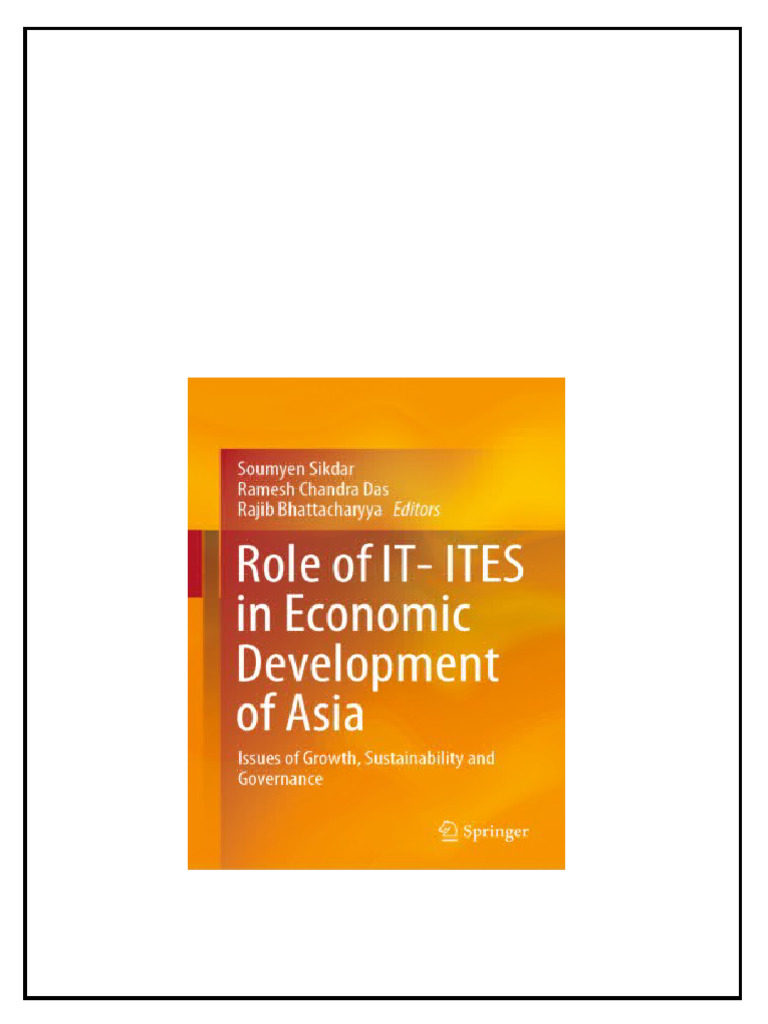 Role Of It Ites In Economic Development Of Asia Issues Of Growth ...