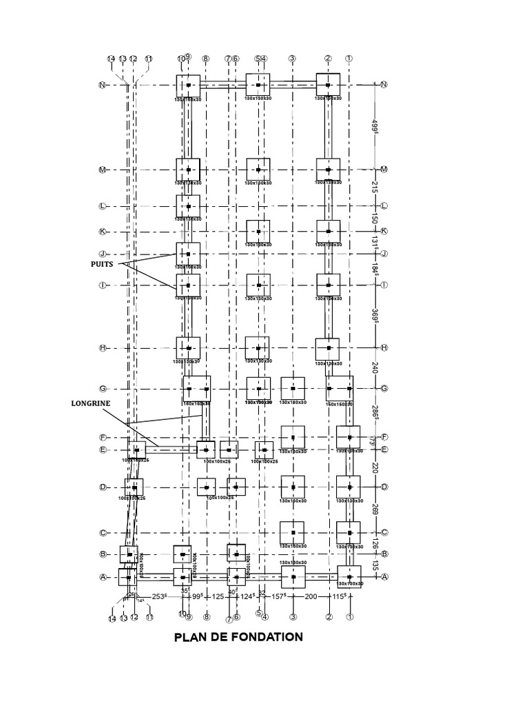 Foundation Plan Specifications | PDF