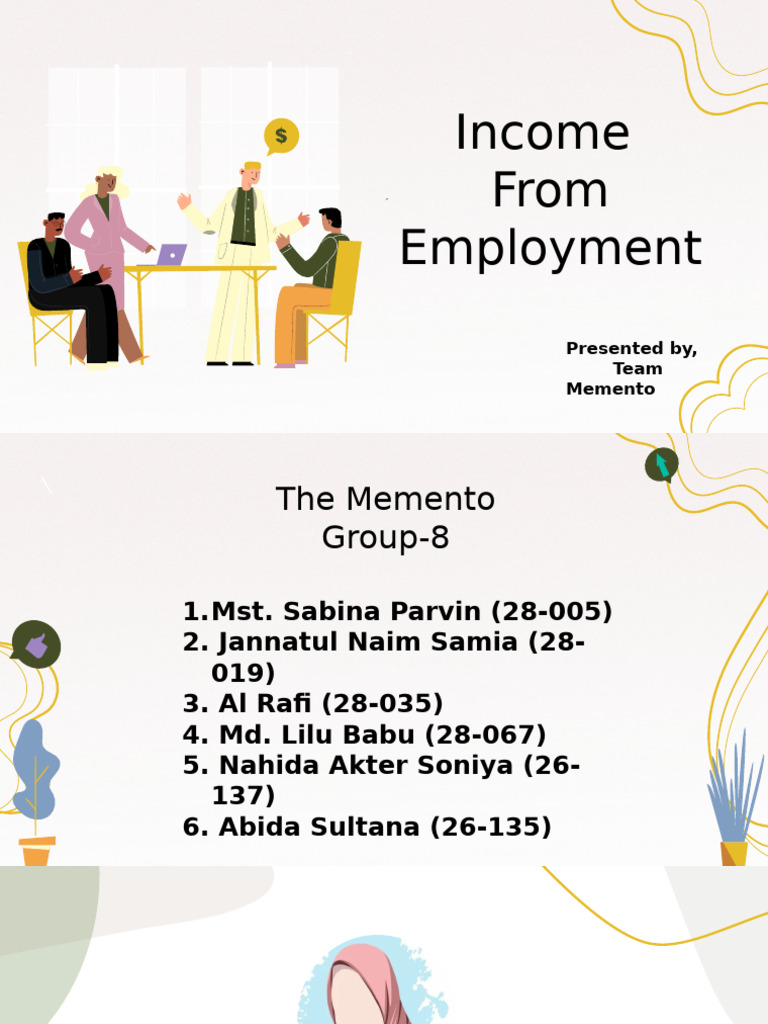 Understanding Employment Income Components | PDF | Employee Benefits ...