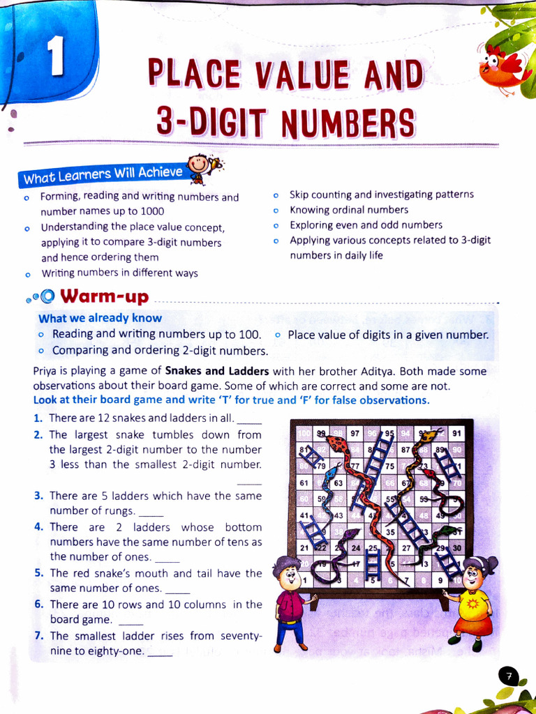 STD 2 Maths Alive (CH - 1&2) | PDF