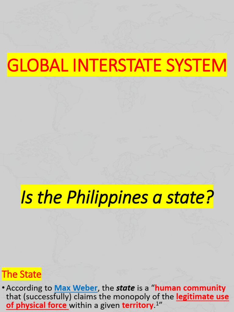 Understanding the Global Interstate System | PDF | United Nations ...
