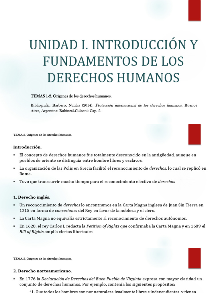 Apuntes PIDH - 2021 | PDF | Derechos humanos | Derechos