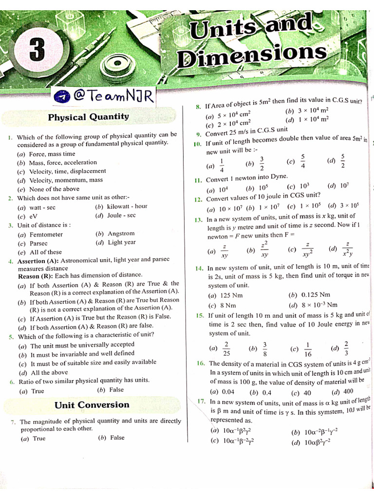 Unit Dimensions | PDF