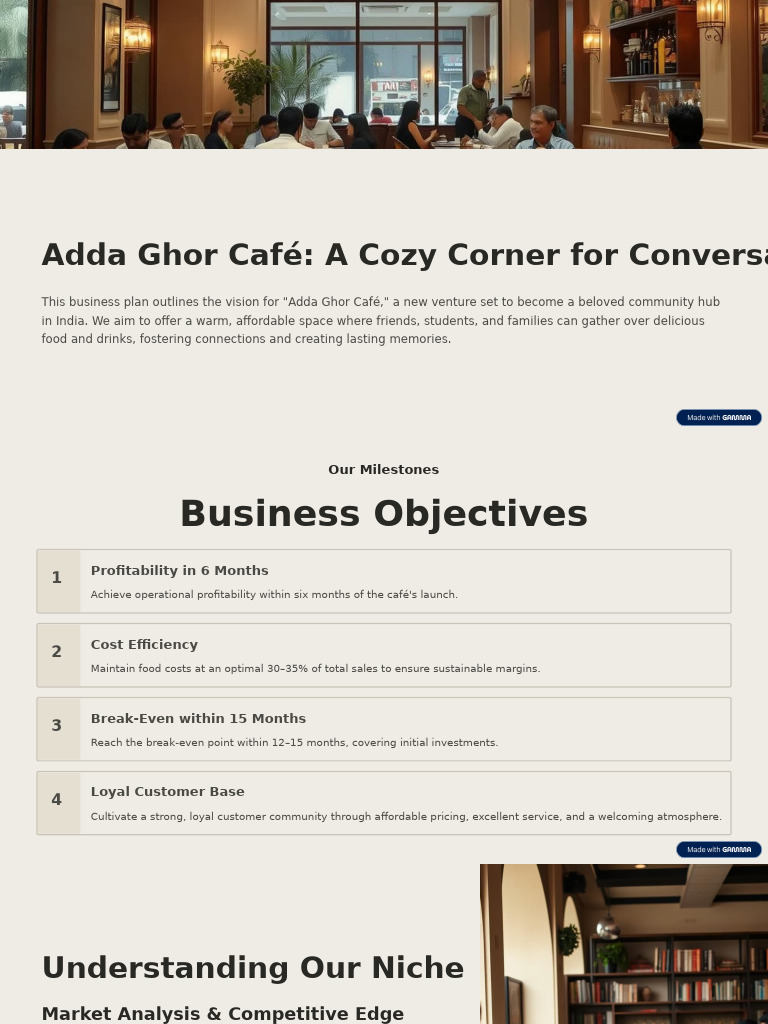 Adda Ghor Café Menu Overview | PDF | Coffeehouse | Pricing