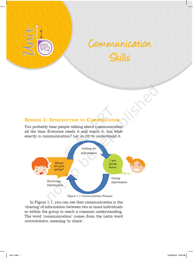 Introduction to Communication Skills | PDF | Nonverbal Communication ...