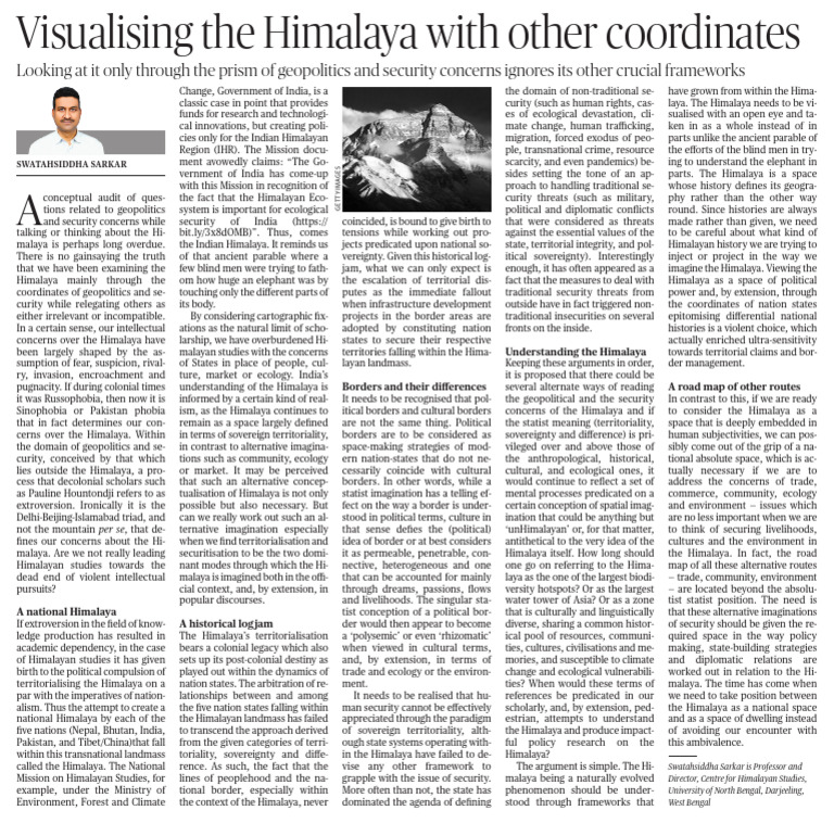 Rethinking Himalayan Geopolitics | PDF | Himalayas