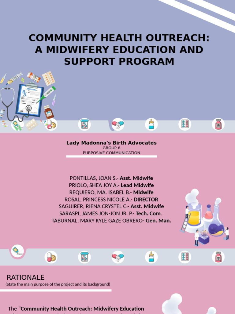 Community Health Outreach Program | PDF | Midwife | Midwifery