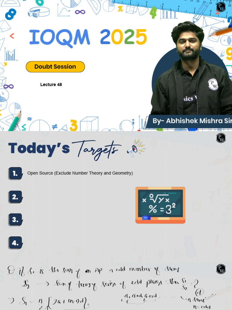 Doubt Session 48: Class Notes | PDF